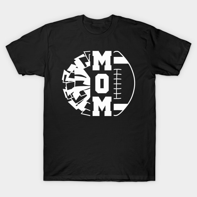 Cheer Football Cheerleading Mom Of Both Game Day Vibe T-Shirt by everetto